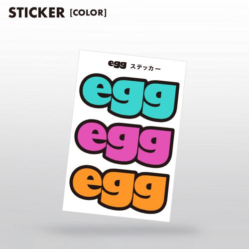 egg×egg スペシャルエディション ステッカー付き-